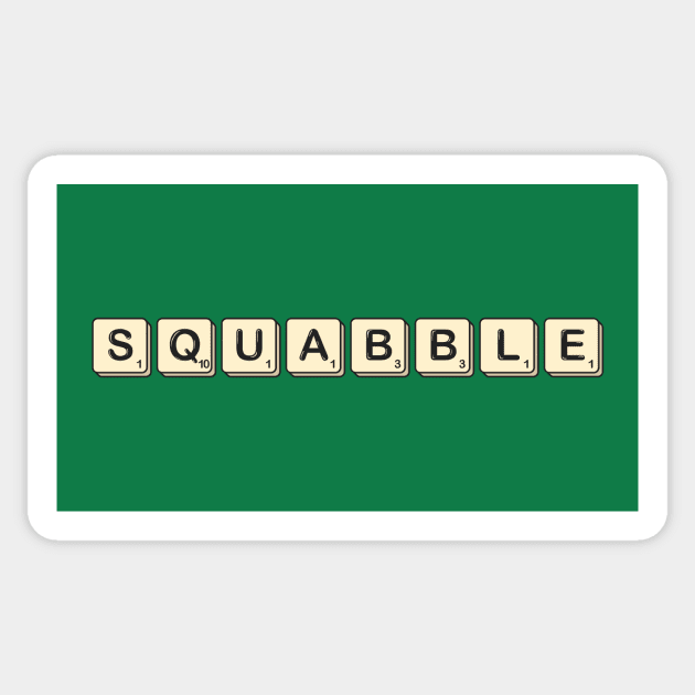 Squabble - Board Game Shirt Sticker by toruandmidori